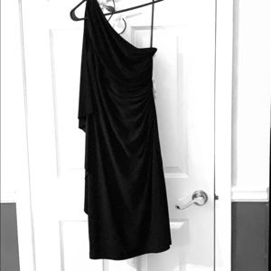 Black cocktail dress.